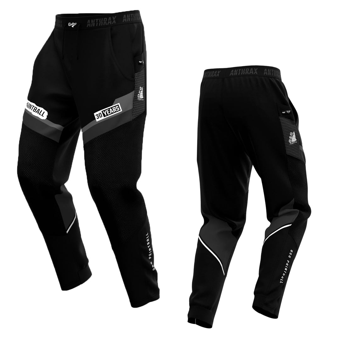 Pantalon De Paintball Exalt T4 – Noir/gris, Taille Small, Rembourré, Neuf